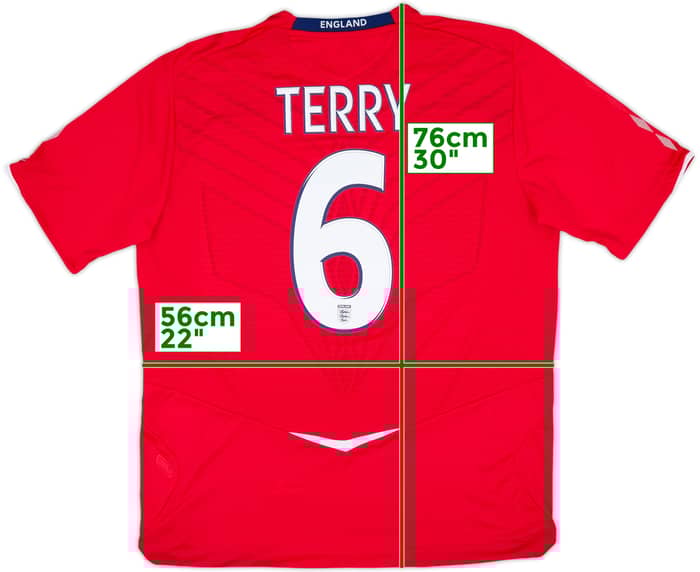 2008-10 England Away Shirt Terry #6 (XL)