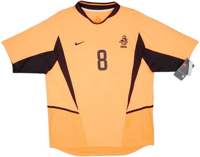 2002-04 Netherlands Home Shirt Davids #8 (L)