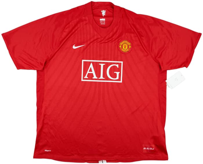 2007-09 Manchester United Home Shirt Ronaldo #7 (3XL)