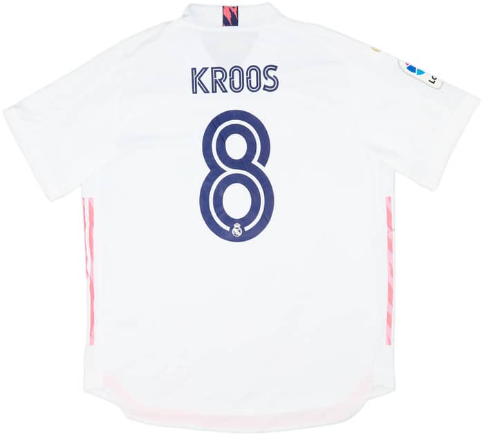 2020-21 Real Madrid Authentic Home Shirt Kroos #8 (XL)