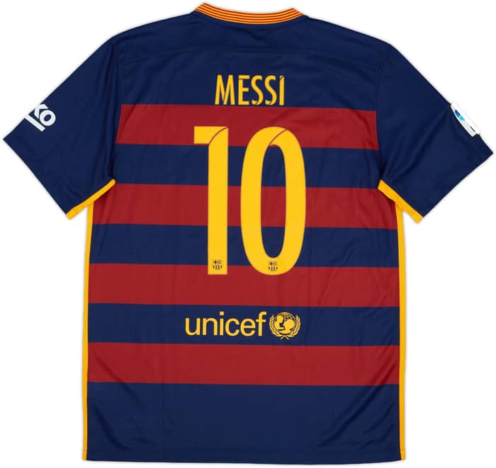 2015-16 Barcelona Home Shirt Messi #10 (L)