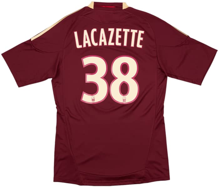 2010-11 Lyon Away Shirt Lacazette #38 (S)