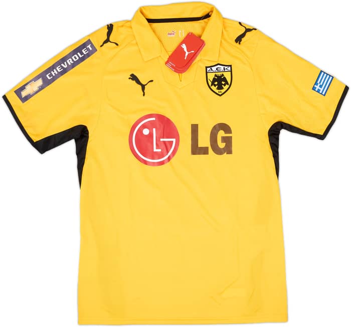 2008-09 AEK Athens Home Shirt (S)