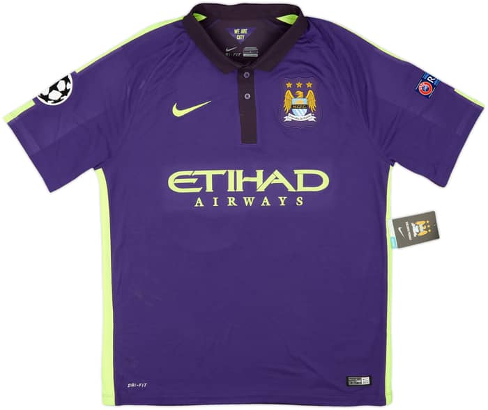 2014-15 Manchester City Third Shirt Jovetic #35 (L)