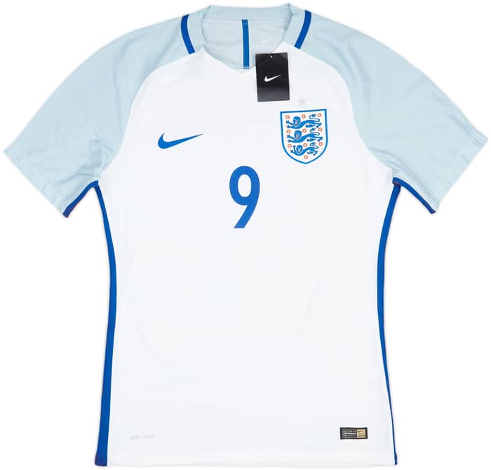 2016-17 England Authentic Home Shirt Kane #9 (L)
