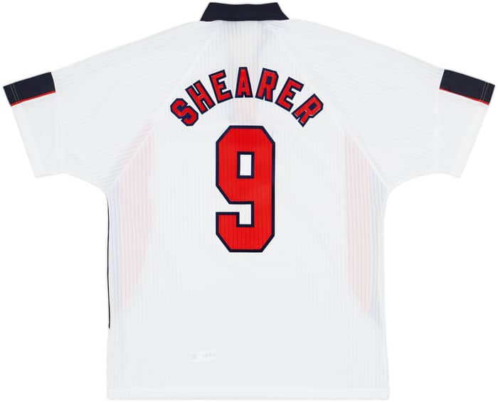 1997-99 England Home Shirt Shearer #9 (XL)