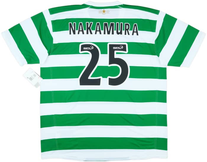 2007-08 Celtic Home Shirt Nakamura #25 (XXL)