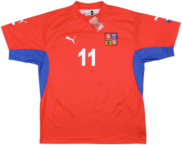 2002-04 Czech Republic Basic Home Shirt Nedved #11 (XXL)