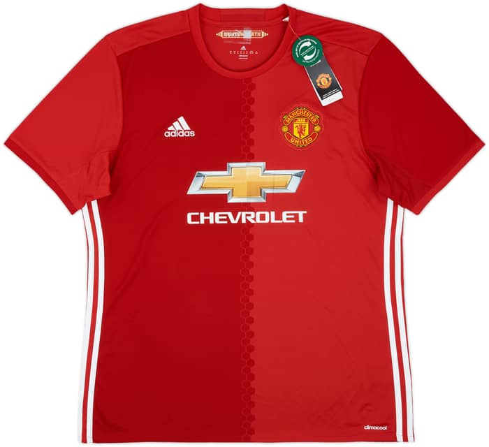 2016-17 Manchester United Home Shirt Ibrahimovic #9 (XL)