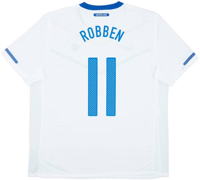2010-11 Netherlands Away Shirt Robben #11 (XL)
