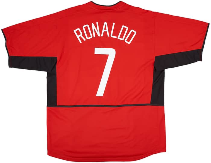 2002-04 Manchester United Home Shirt Ronaldo #7 (XL)