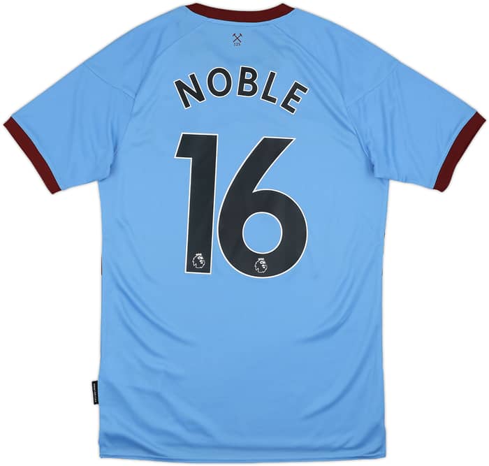 2020-21 West Ham Away Shirt Noble #16 (S)