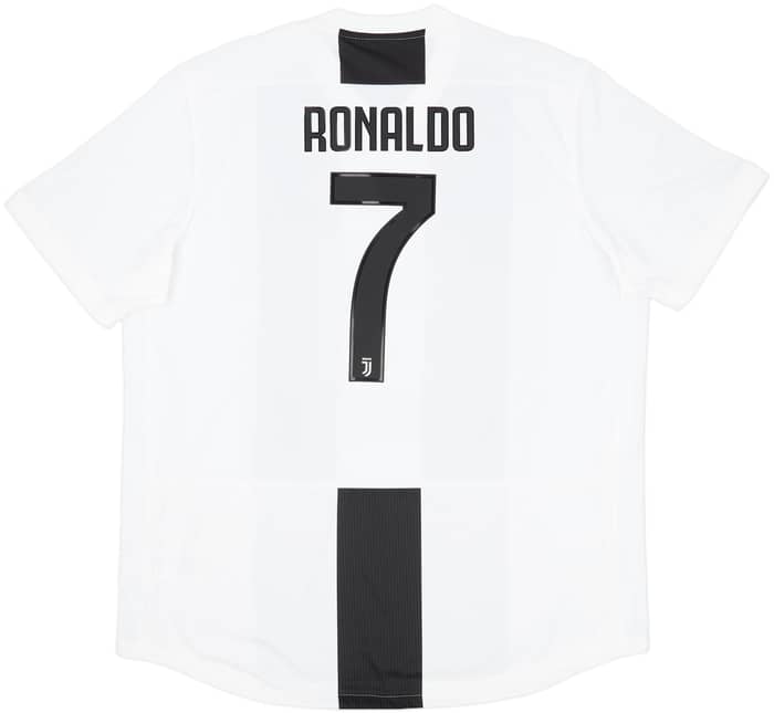 2018-19 Juventus Authentic Home Shirt Ronaldo #7 (XXL)