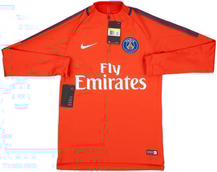 2017-18 Paris Saint-Germain Nike 1/4 Zip Drill Top (S)