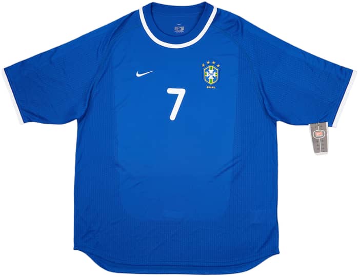 2000-02 Brazil Away Shirt Ronaldinho #7 (XL)