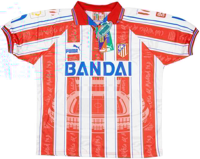 1996-97 Atletico Madrid Home Shirt Kiko #19 (M)