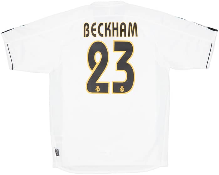2003-04 Real Madrid Home Shirt Beckham #23 (S)