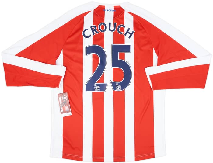 2014-15 Stoke City Home L/S Shirt Crouch #25 (L)