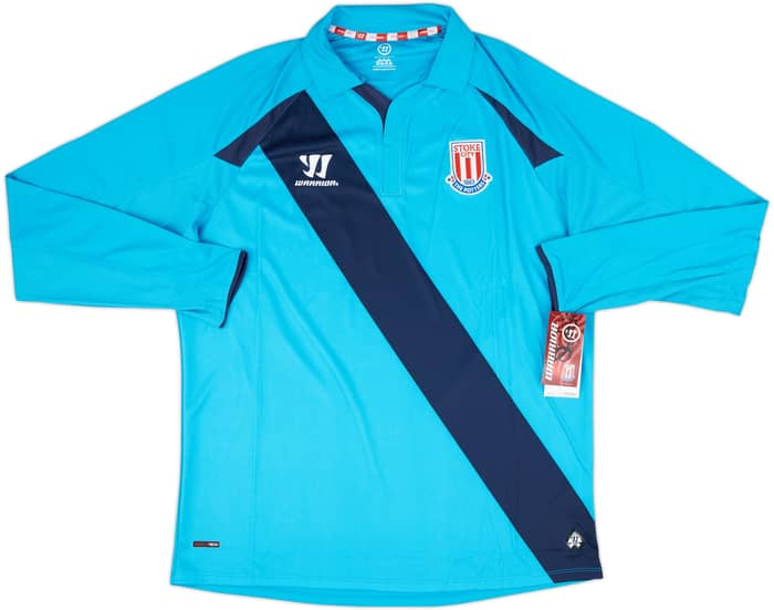 2014-15 Stoke City Away L/S Shirt Crouch #25 (L)
