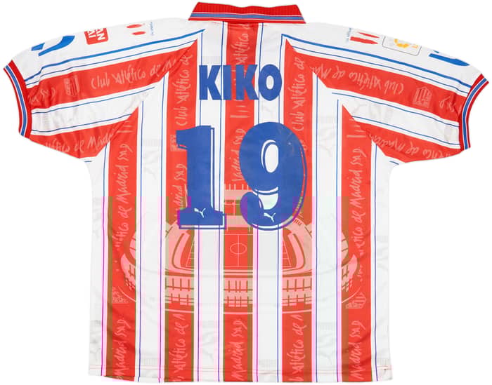 1996-97 Atletico Madrid Home Shirt Kiko #19 (L)