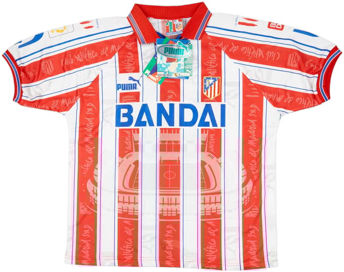 1996-97 Atletico Madrid Home Shirt Kiko #19 (L)