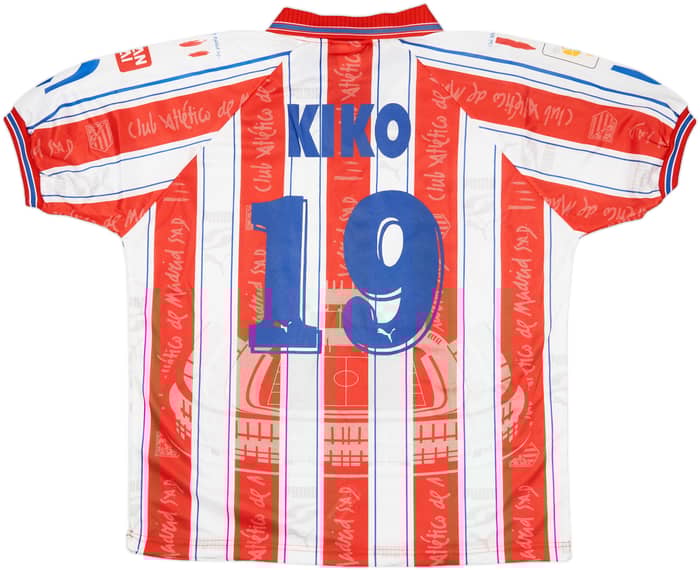1996-97 Atletico Madrid Home Shirt Kiko #19 (M)