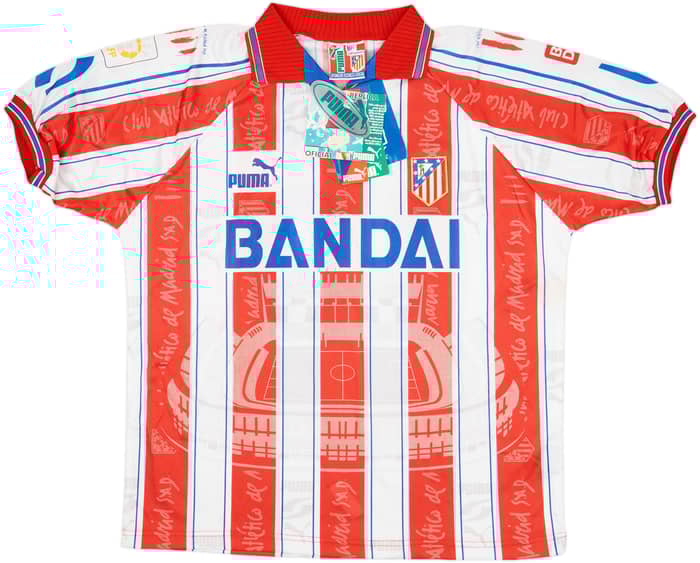1996-97 Atletico Madrid Home Shirt Kiko #19 (M)