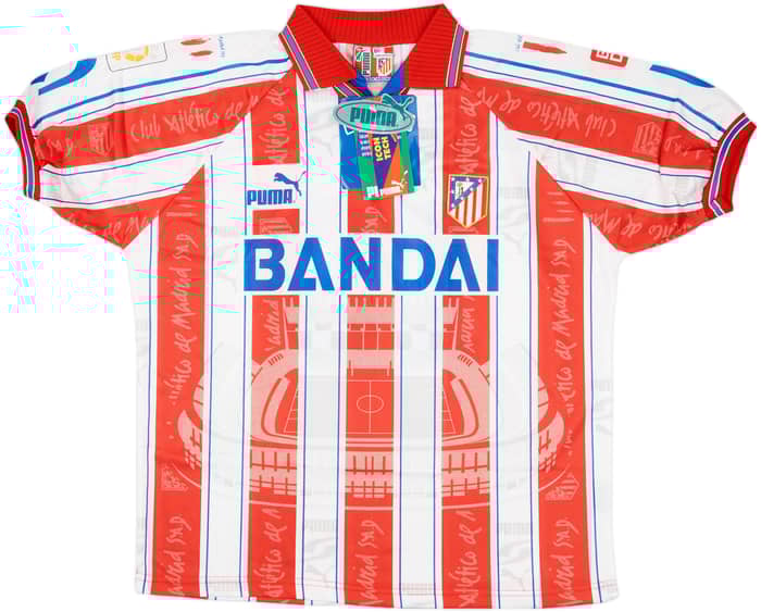 1996-97 Atletico Madrid Home Shirt Kiko #19 (M)