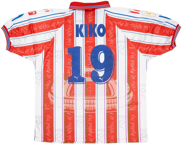 1996-97 Atletico Madrid Home Shirt Kiko #19 (XL)