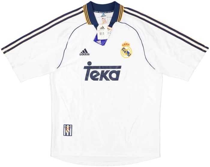 1998-00 Real Madrid Home Shirt Raul #7 (M)