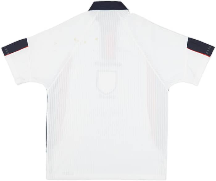 1997-99 England Signed Home Shirt - 4/10 - (M)