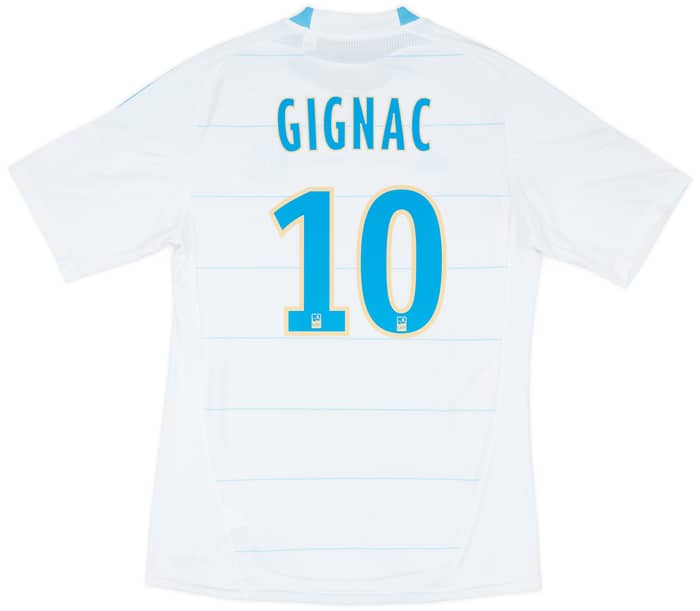 2010-11 Olympique Marseille Home Shirt Gignac #10 - 9/10 - (M)