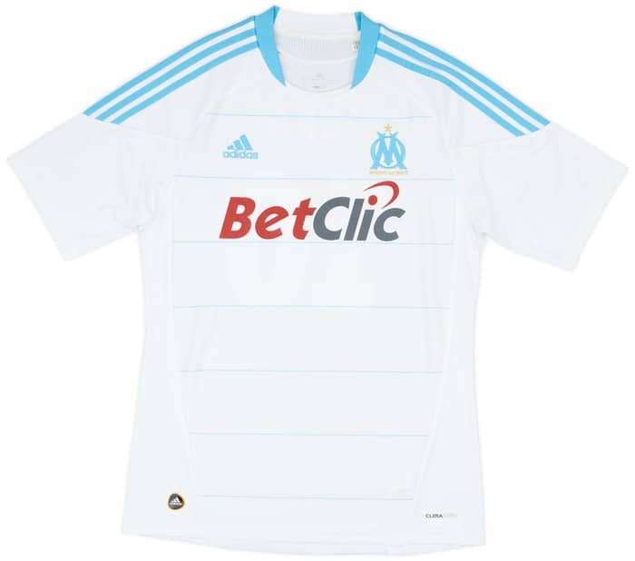 2010-11 Olympique Marseille Home Shirt Gignac #10 - 9/10 - (M)