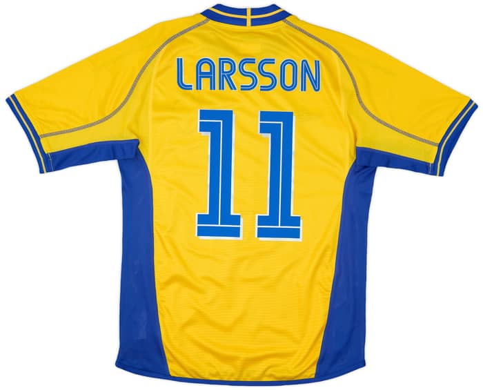 2003-04 Sweden Home Shirt Larsson #11 - 8/10 - (S)