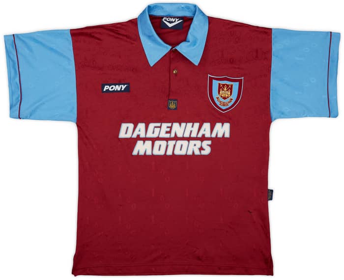 1995-97 West Ham Centenary Home Shirt Lampard #26 - 5/10 - (L)