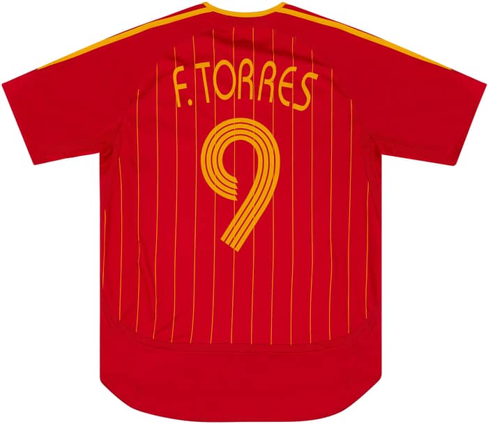 2006-08 Spain Home Shirt Torres #9