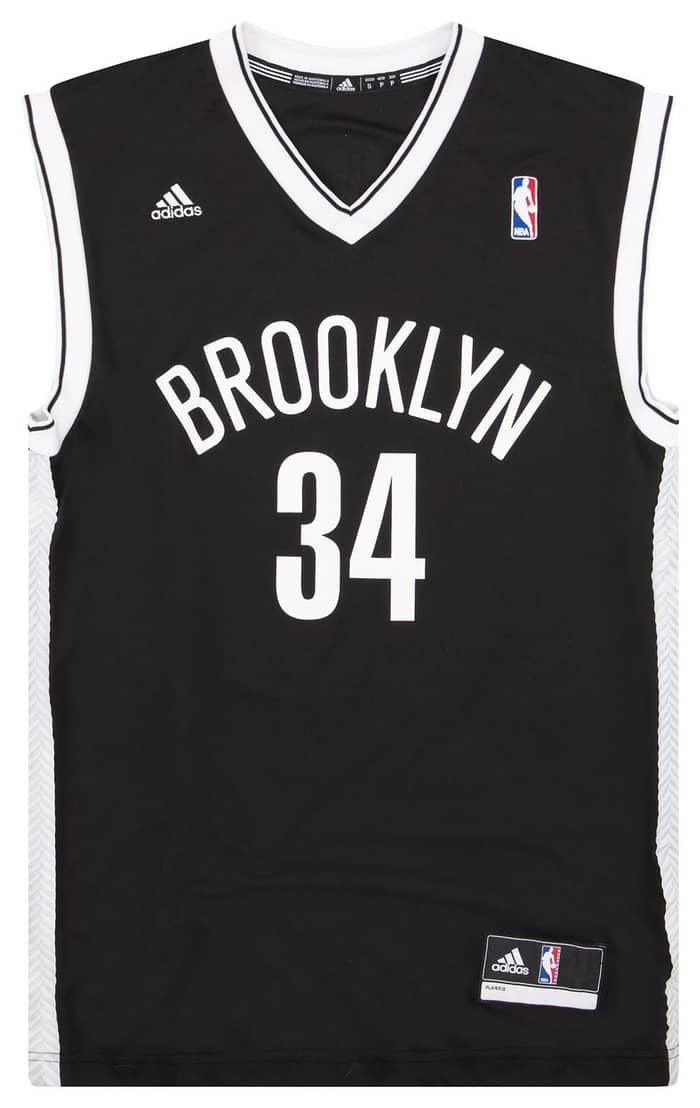 2013-14 Brooklyn Nets Pierce #34 adidas Jersey (Away) S