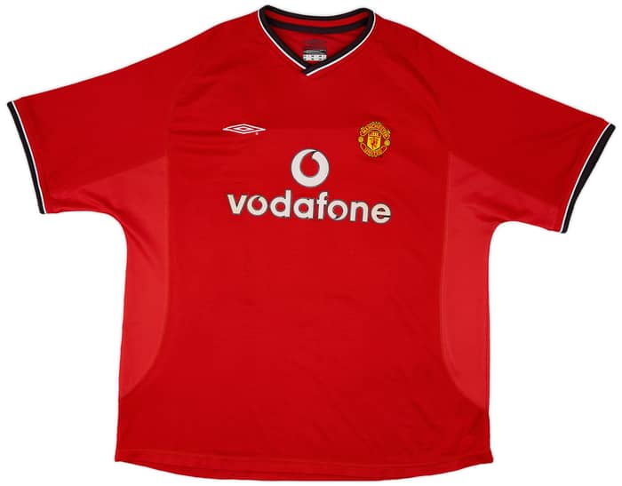 2000-02 Manchester United Home Shirt Solskjaer #20 - 5/10 - (XXL)