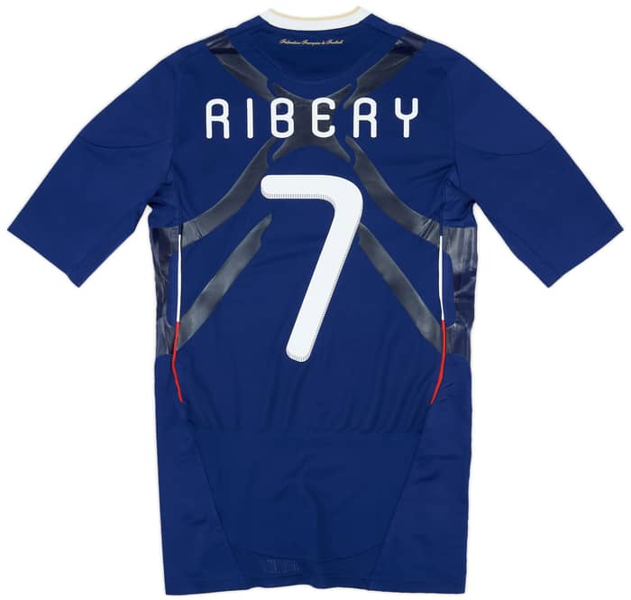 2009-10 France Player Issue Techfit Home Shirt Ribery #7 - 7/10 - (S)