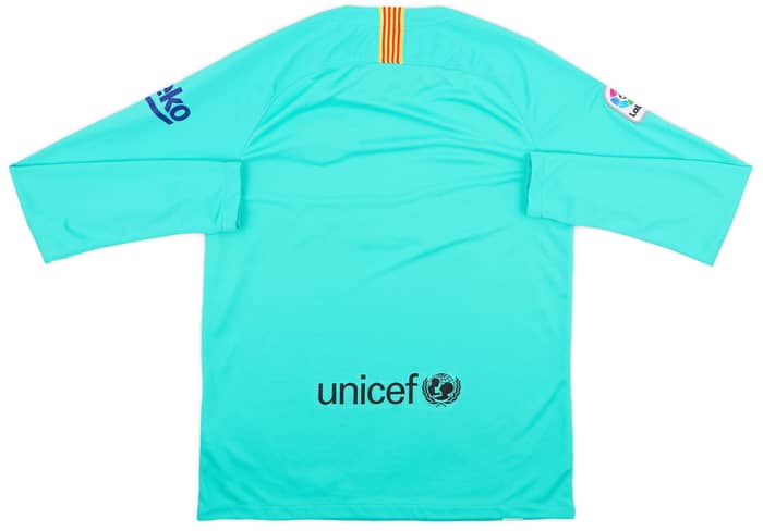 2019-20 Barcelona GK Home Shirt - 10/10 - (M)