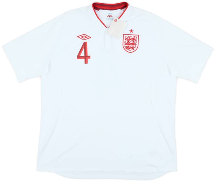 2012-13 England Home Shirt Gerrard #4 (XXL)