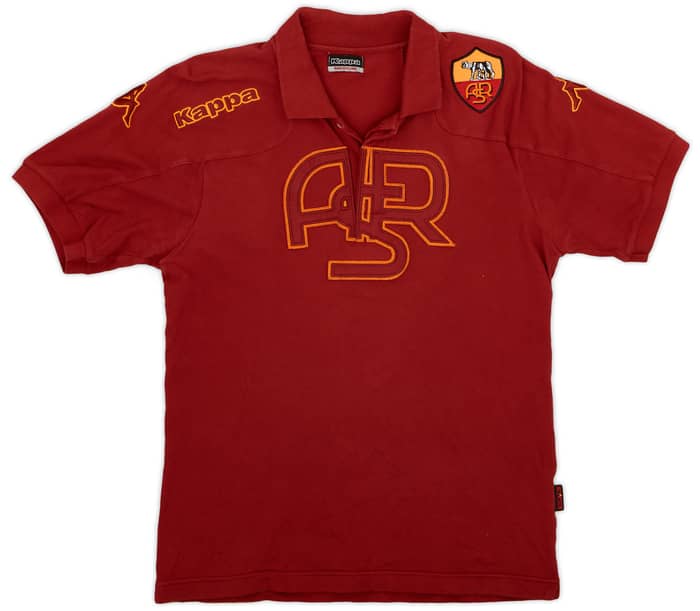 2002-03 Roma Kappa Polo Shirt - 6/10 - (M)