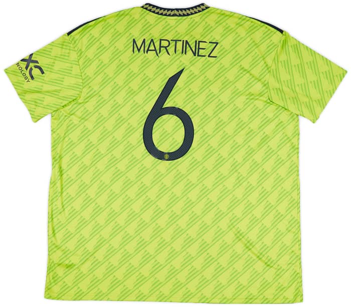 2022-23 Manchester United Third Shirt Martinez #6 - 8/10 - (3XL)