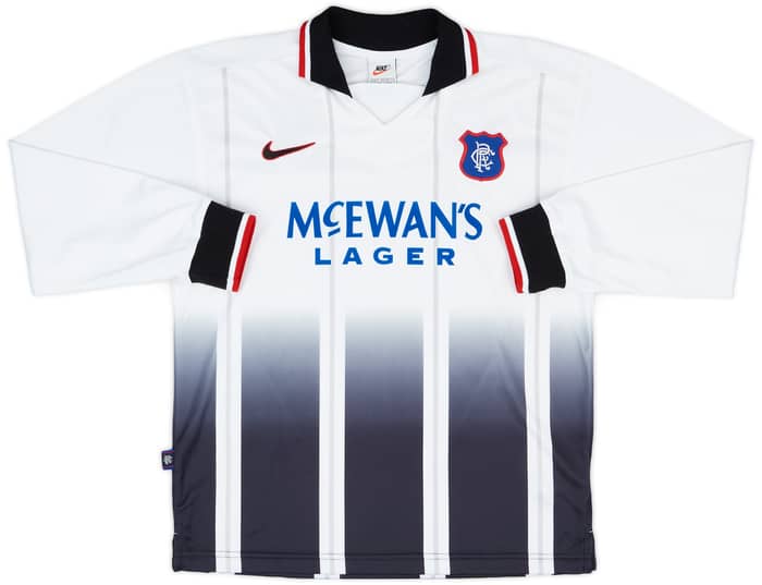 1997-99 Rangers Player Issue Away L/S Shirt Gattuso #22 - 9/10 - (S)