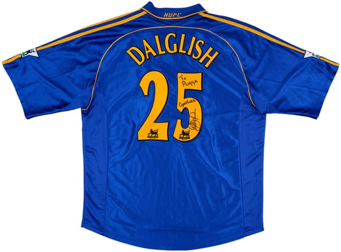 1998-99 Newcastle Match Issue Signed Away Shirt Daglish #25