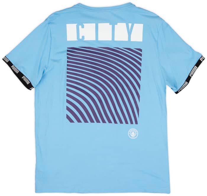 2019-20 Manchester City Puma Cotton Tee - 9/10 - (L)