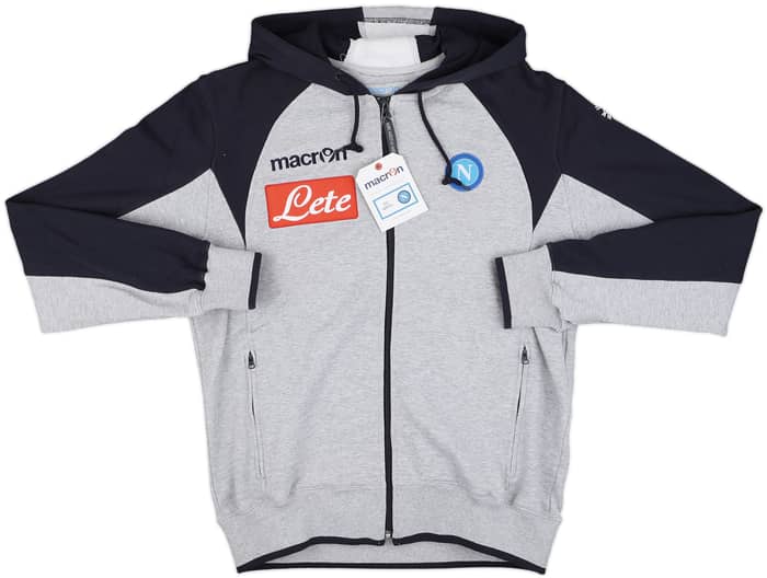 2011-12 Napoli Macron Hooded Track Jacket (M)