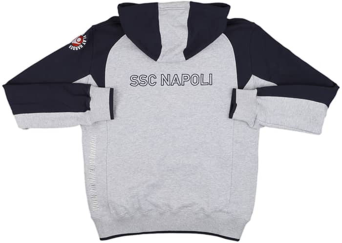 2011-12 Napoli Macron Hooded Track Jacket (M)