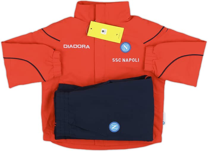 2007-08 Napoli Diadora Tracksuit (3-4 Years)