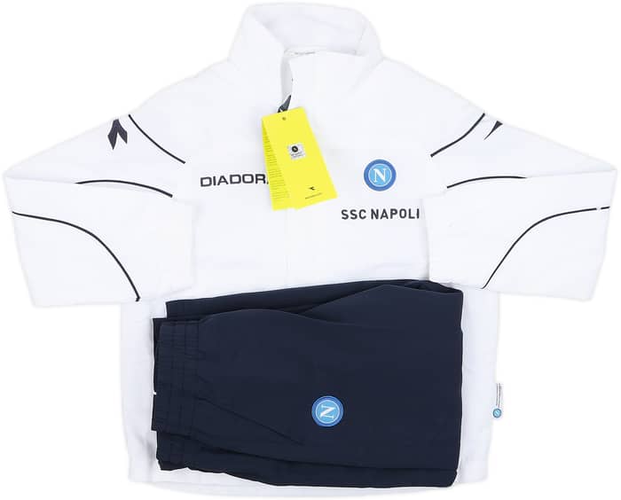 2007-08 Napoli Diadora Tracksuit (4-5 Years)
